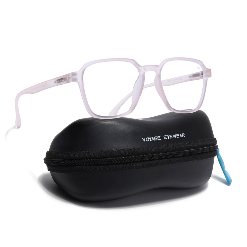 Voyage Air Pink Square Eyeglasses for Men & Women - MG4540
