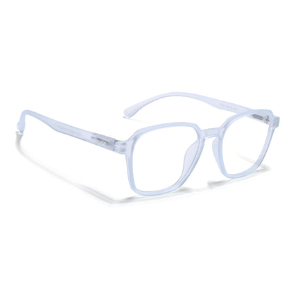 Voyage Air Light Blue Square Eyeglasses for Men & Women - MG4541