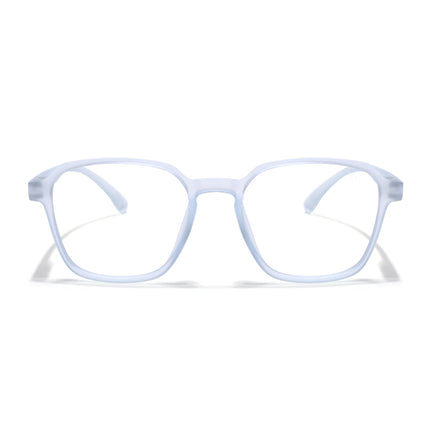 Voyage Air Light Blue Square Eyeglasses for Men & Women - MG4541
