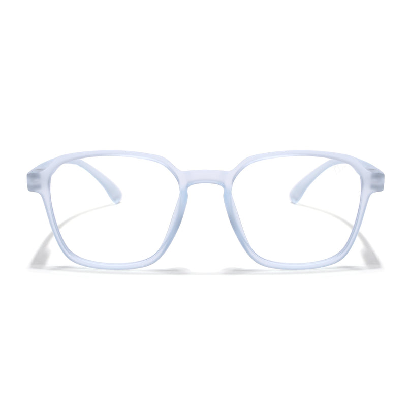 Voyage Air Light Blue Square Eyeglasses for Men & Women - MG4541