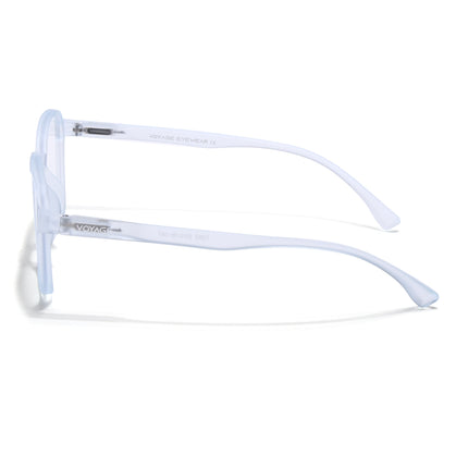 Voyage Air Light Blue Square Eyeglasses for Men & Women - MG4541