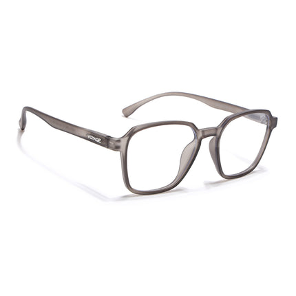 Voyage Air Grey Square Eyeglasses for Men & Women - MG4543