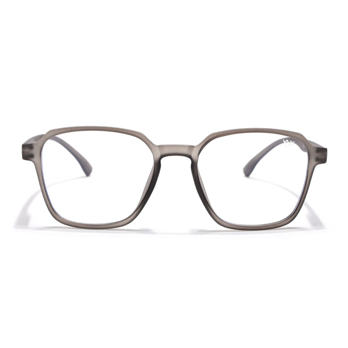 Voyage Air Grey Square Eyeglasses for Men & Women - MG4543