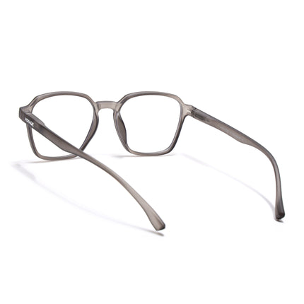 Voyage Air Grey Square Eyeglasses for Men & Women - MG4543