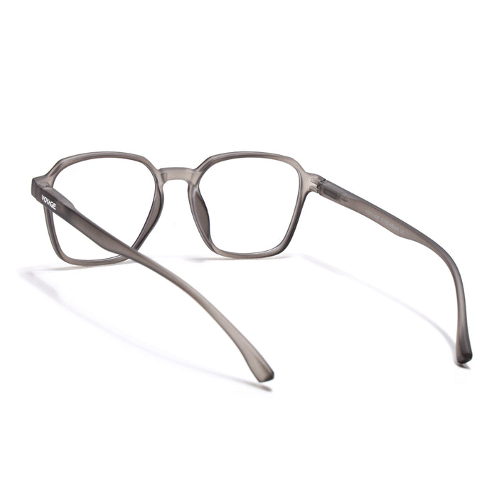 Voyage Air Grey Square Eyeglasses for Men & Women - MG4543