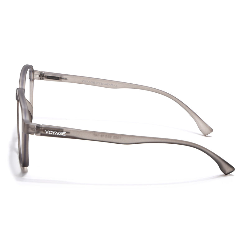 Voyage Air Grey Square Eyeglasses for Men & Women - MG4543