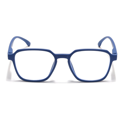 Voyage Air Royal Blue Square Eyeglasses for Men & Women - MG4544