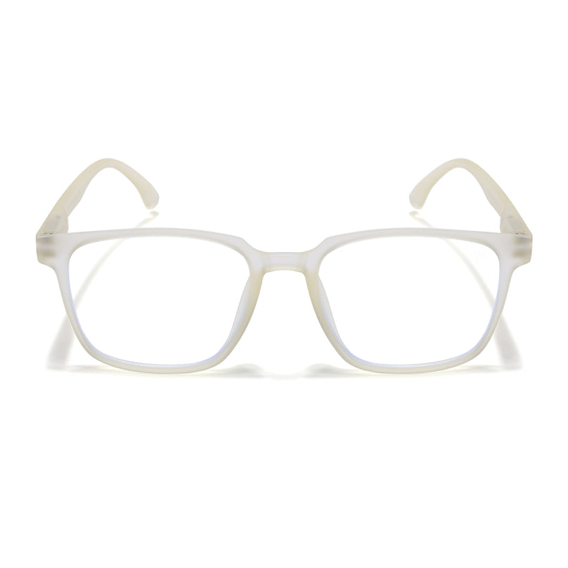 Voyage Air Yellow Square Eyeglasses for Men & Women - MG4547