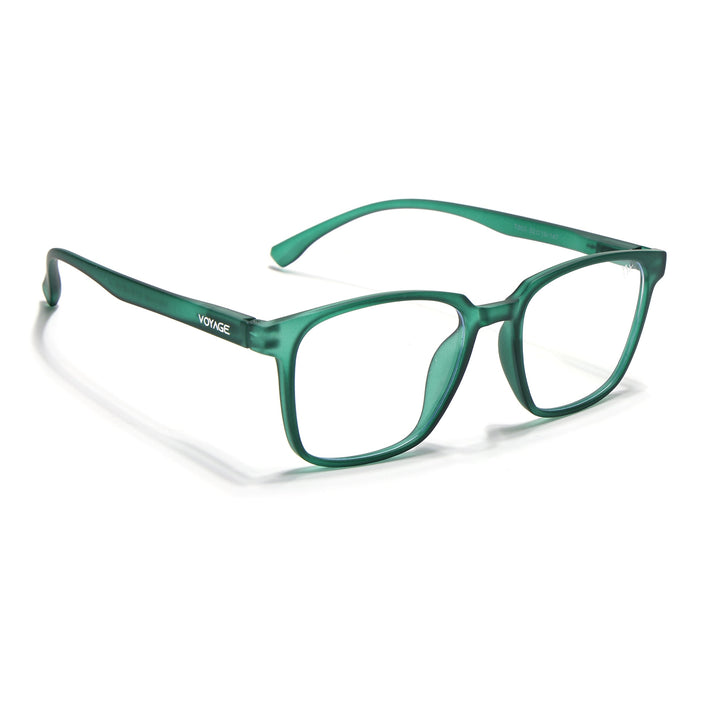 Voyage Air Green Square Eyeglasses for Men & Women - MG4548