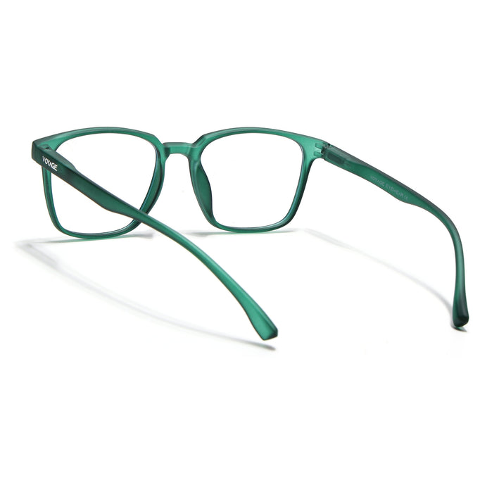 Voyage Air Green Square Eyeglasses for Men & Women - MG4548