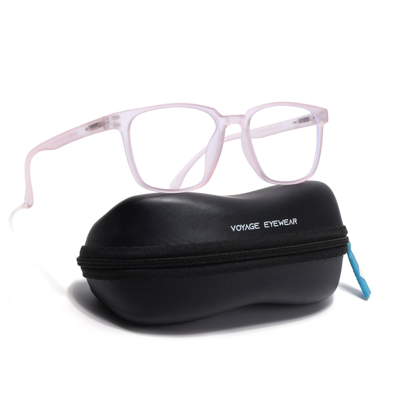Voyage Air Pink Square Eyeglasses for Men & Women - MG4550