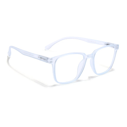 Voyage Air Light Blue Square Eyeglasses for Men & Women - MG4551