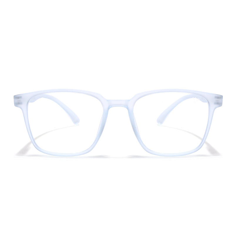 Voyage Air Light Blue Square Eyeglasses for Men & Women - MG4551