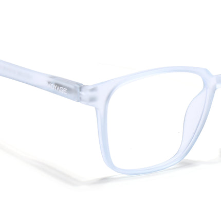 Voyage Air Light Blue Square Eyeglasses for Men & Women - MG4551