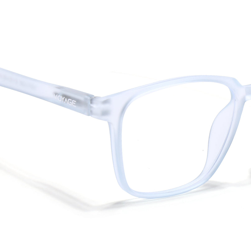 Voyage Air Light Blue Square Eyeglasses for Men & Women - MG4551