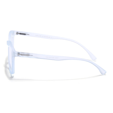 Voyage Air Light Blue Square Eyeglasses for Men & Women - MG4551