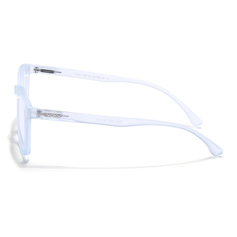 Voyage Air Light Blue Square Eyeglasses for Men & Women - MG4551