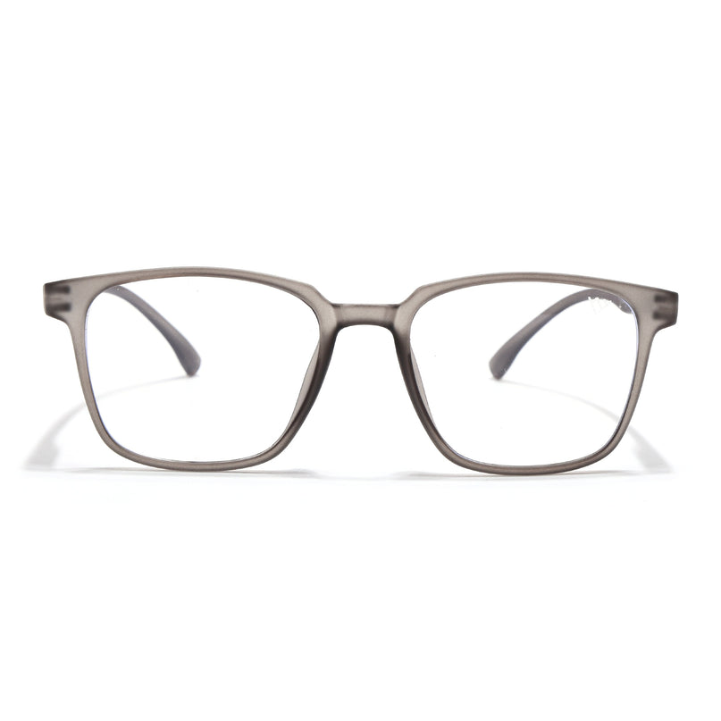 Voyage Air Grey Square Eyeglasses for Men & Women - MG4553