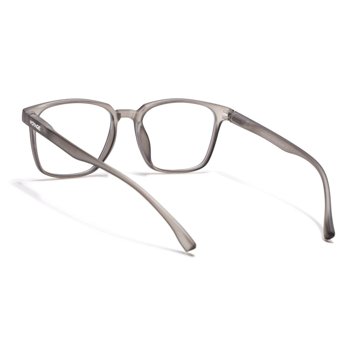 Voyage Air Grey Square Eyeglasses for Men & Women - MG4553
