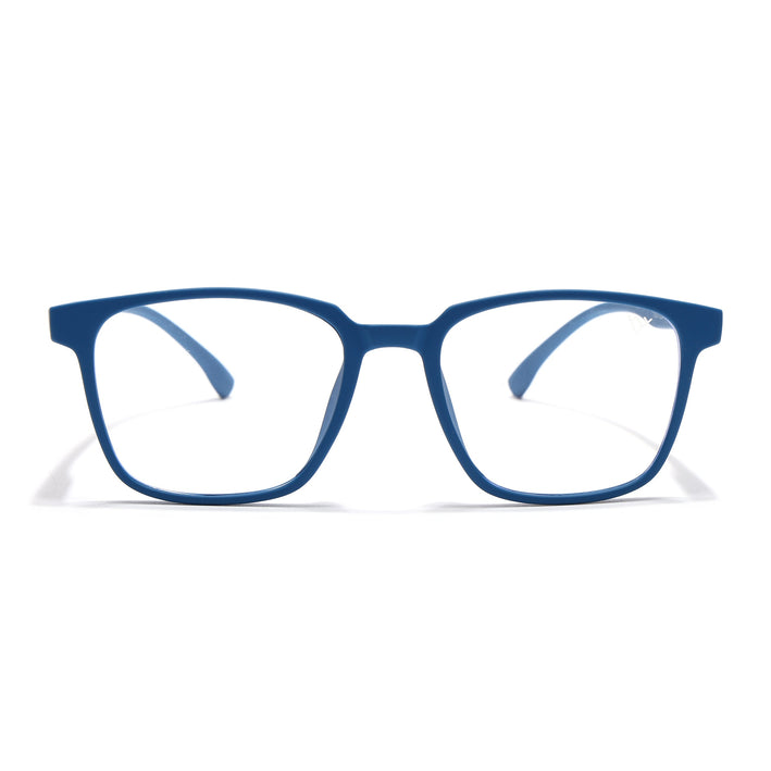 Voyage Air Royal Blue Square Eyeglasses for Men & Women - MG4554