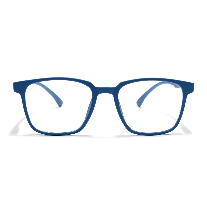 Voyage Air Royal Blue Square Eyeglasses for Men & Women - MG4554