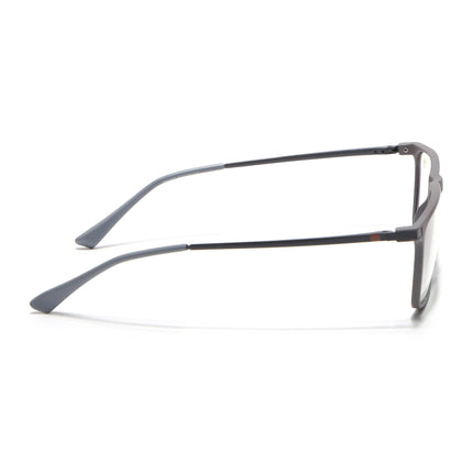 Eyejack Domino Grey Rectangle Eyeglasses for Men & Women (TR1001FCL1620-C5)