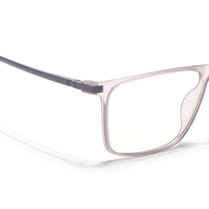 Eyejack Domino Purple Rectangle Eyeglasses for Men & Women (TR1001FCL1623-C8)