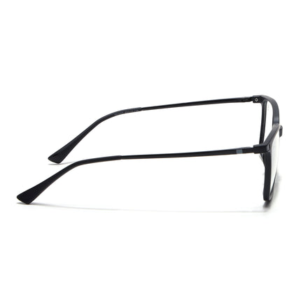 Eyejack Domino Matt Black Square Eyeglasses for Men & Women (TR1002FCL1631-C2)