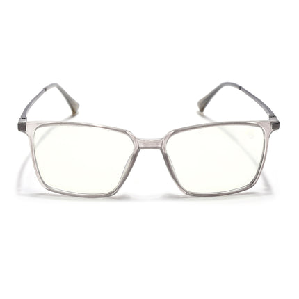 Eyejack Domino Transparent Square Eyeglasses for Men & Women (TR1002FCL1632-C3)