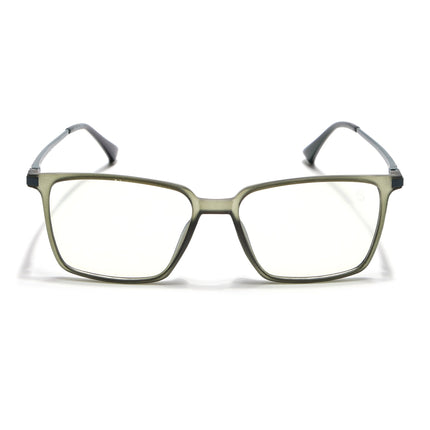 Eyejack Domino Olive Square Eyeglasses for Men & Women (TR1002FCL1636-C7)