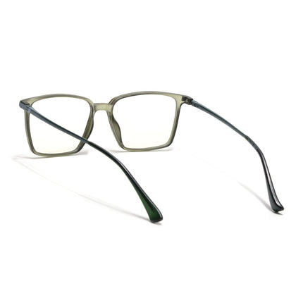 Eyejack Domino Olive Square Eyeglasses for Men & Women (TR1002FCL1636-C7)