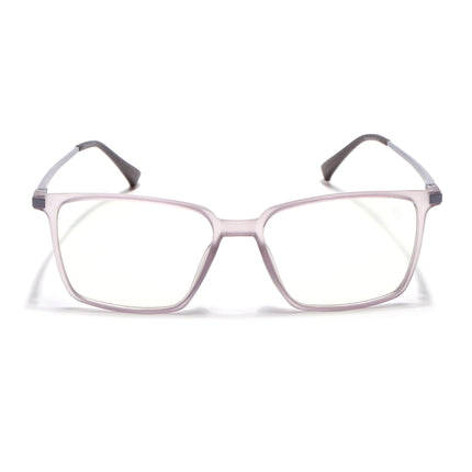 Eyejack Domino Purple Square Eyeglasses for Men & Women (TR1002FCL1637-C8)
