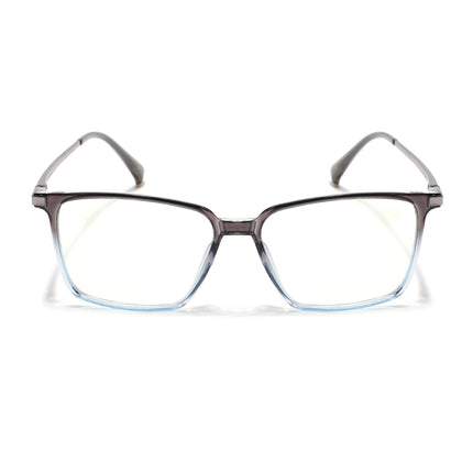 Eyejack Domino Black & Clear Square Eyeglasses for Men & Women (TR1002FCL1642-C13)