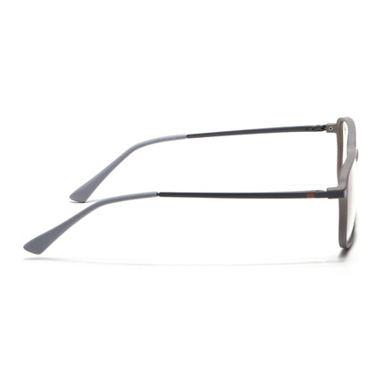 Eyejack Domino Grey Square Eyeglasses for Men & Women (TR1003FCL1648-C5)