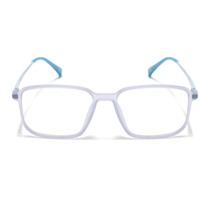 Eyejack Domino Light Purple Square Eyeglasses for Men & Women (TR1003FCL1652-C9)