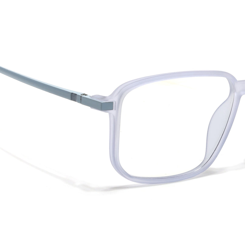 Eyejack Domino Light Purple Square Eyeglasses for Men & Women (TR1003FCL1652-C9)