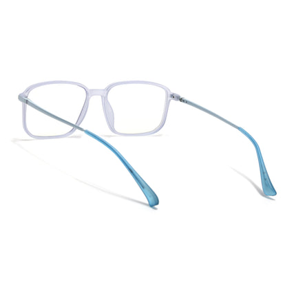 Eyejack Domino Light Purple Square Eyeglasses for Men & Women (TR1003FCL1652-C9)
