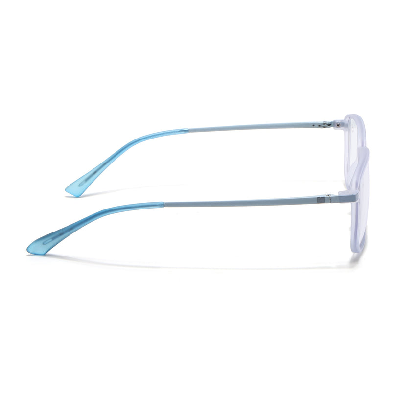 Eyejack Domino Light Purple Square Eyeglasses for Men & Women (TR1003FCL1652-C9)