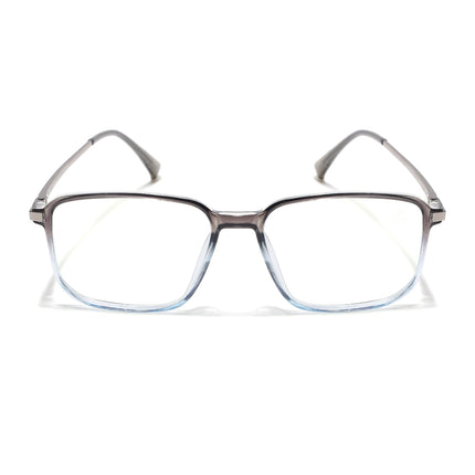 Eyejack Domino Black & Clear Square Eyeglasses for Men & Women (TR1003FCL1656-C13)