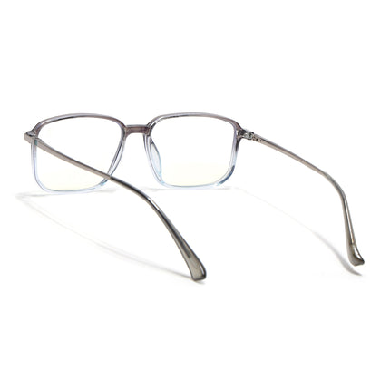 Eyejack Domino Black & Clear Square Eyeglasses for Men & Women (TR1003FCL1656-C13)