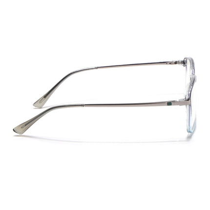 Eyejack Domino Black & Clear Square Eyeglasses for Men & Women (TR1003FCL1656-C13)