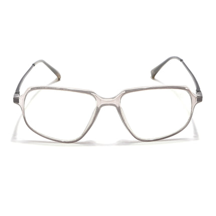 Eyejack Domino Transparent Square Eyeglasses for Men & Women (TR1004FCL1660-C3)