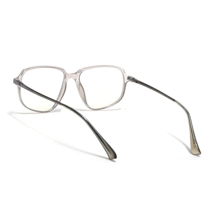 Eyejack Domino Transparent Square Eyeglasses for Men & Women (TR1004FCL1660-C3)