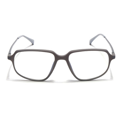 Eyejack Domino Grey Square Eyeglasses for Men & Women (TR1004FCL1662-C5)