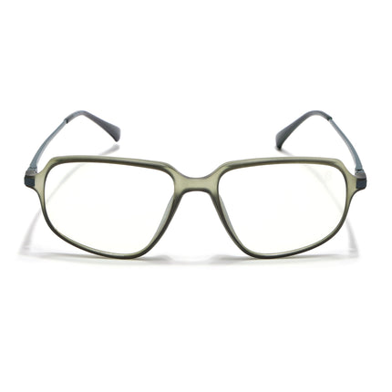 Eyejack Domino Olive Square Eyeglasses for Men & Women (TR1004FCL1664-C7)