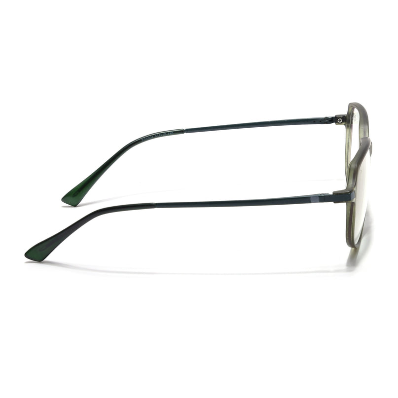 Eyejack Domino Olive Square Eyeglasses for Men & Women (TR1004FCL1664-C7)