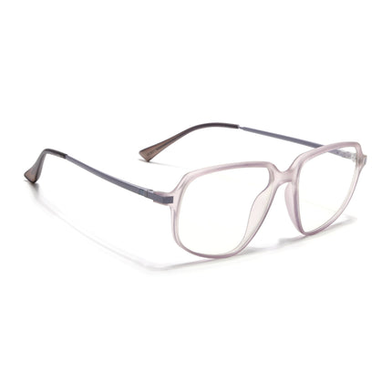Eyejack Domino Purple Square Eyeglasses for Men & Women (TR1004FCL1665-C8)