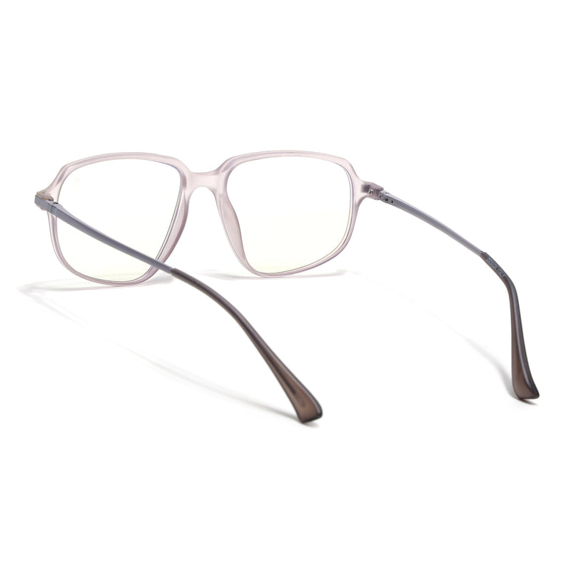 Eyejack Domino Purple Square Eyeglasses for Men & Women (TR1004FCL1665-C8)
