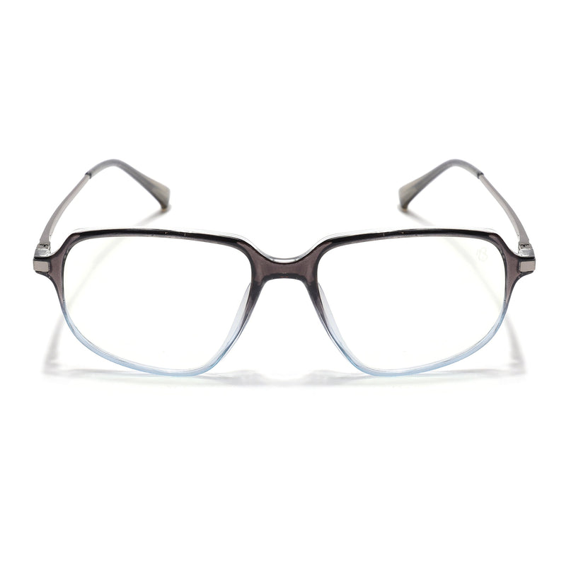 Eyejack Domino Black & Clear Square Eyeglasses for Men & Women (TR1004FCL1670-C13)