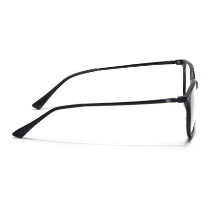 Eyejack Domino Matt Black Square Eyeglasses for Men & Women (TR1005FCL1673-C2)